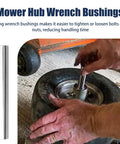Heavy Duty Protective Spanner Bushing Kit For MZ Lawn Mowers With One Half Inch Inner Diameter And Five Eighths Inch Outer Diameter