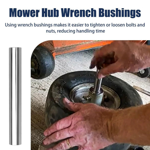 Heavy Duty Protective Spanner Bushing Kit For MZ Lawn Mowers With One Half Inch Inner Diameter And Five Eighths Inch Outer Diameter