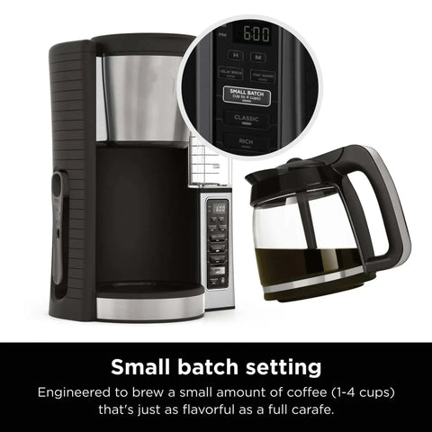 12-Cup Programmable Coffee Maker With Glass Carafe, Classic And Rich Brew Styles, Adjustable Warming Plate, Removable 60 Oz Reservoir, Stainless Steel Finish For Bold Barista Level Flavor At Home next to removable glass carafe
