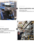 Industrial equipment showcasing uses for 600 Piece Stainless Steel Spring Lock Washer Kit M2 To M10 with flat gaskets.
