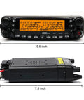 Dual Band 50W Mobile Radio For Your Vehicle VHF UHF Transceiver With Cable Built In Cross Band Repeater Full Duplex 800 Channel