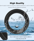 RV Toilet Seal Replacement Kit For Dometic 300 310 320 Gasket Seal Kit Part 385311658 2 Pack, durable rubber in water splash