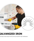 Heavy Duty Galvanized Iron Drywall Anchors With Wing Nut Toggle Bolts Kit for hollow walls installation demonstration
