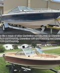 Two Mercruiser boats compatible with Exhaust Bellows Replacement Kit For Mercruiser Stern Drive Alpha 1 Gen 2 Bravo.