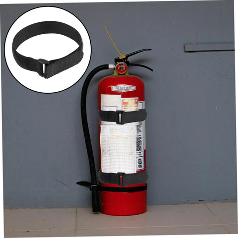 20 Pack Black Stretch Fabric Fire Extinguisher Mounting Straps For Hose And Vehicle Use Easy Install Durable Fixing Straps