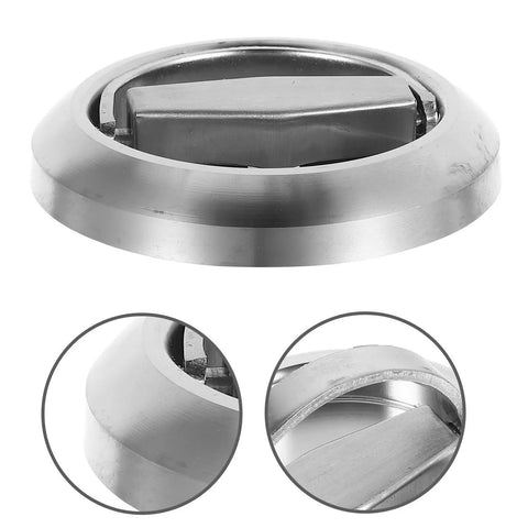 Hidden Recessed Pull Handles For Sliding Barn Doors, close-up, stainless steel concealed design, durable low-profile hardware
