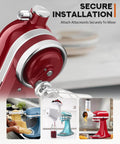 1.65 Inch Attachment Knob Thumb Screws for Kitchen Mixers Chrome Finish 6061 Aluminum Upgrade Replacement Parts in use