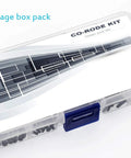 Premium 500 Piece Laptop Screw Kit For Notebook Repair With M2 M2.5 And M3 Sizes Includes M2 Ssd Hardware in storage box.