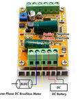 Beast 300W 3 Phase PWM DC Brushless Motor Speed Controller Sensorless for Hall Free Motors 5 to 50 Volts circuit board