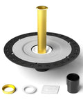 Freestanding Tub Drain Rough In Kit With 12 Inch Flange Base No Fuss Easy Install For Free Standing Tubs ABS And Brass Pipe CUPC Certified
