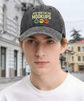 Things I Do In My Spare Time Funny RV Lover Travel Cap For Men Women Washed Denim Baseball Hat street view