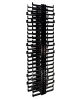 WMPV45E Vertical Cable Management Panel Black Rack Ready for Racks, 24 Cable Cat6 Capacity shown from side angle