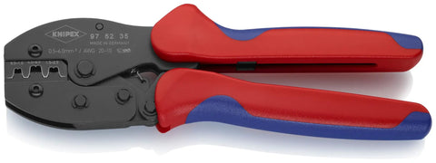 Three-Position Contact Crimping Pliers For Non-Insulated Open Plug Type Connectors 4.8 And 6.3 Mm, 0.5-6 Mm2 AWG 20-10 Capacity