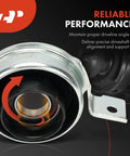 Rear Driveshaft Center Support Bearing For Jeep Grand Cherokee 2010 To 2016 AWD Replacement Carrier Bearing Beefy Durable Fit 52853646AC 68060040AB 52123627AA 68060040AA 68060040AC close-up view
