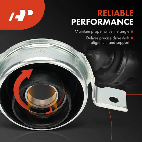 Rear Driveshaft Center Support Bearing For Jeep Grand Cherokee 2010 To 2016 AWD Replacement Carrier Bearing Beefy Durable Fit 52853646AC 68060040AB 52123627AA 68060040AA 68060040AC close-up view