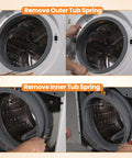 Washer Spring Expansion Removal Tool for front load washers fits LG Samsung Whirlpool Kenmore; removing boot springs