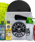 14 Piece Car Wash Arsenal Builder Kit with Foam Blaster, wash bucket, towels, applicators, and 16 oz soaps, waxes, cleaners