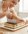 Heavy Duty Stainless Steel Dough Cutter And Bench Scraper Kitchen Essential For Nailing Cookie Dough Pastry Pie Crusts cutting dessert.