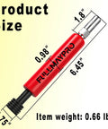 All In One Zerk Fitting Cleaner Tool With Penetrating Fluid And Hydraulic Flush dimensions and weight details displayed.