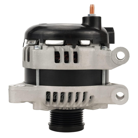 Side view of Beefy 12V 170Amp Automotive Alternator Replacement For GM SUVs Including Acadia 2007 2012 Enclave 2008 2016