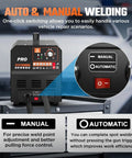 Dent Puller Welder 3500W Spot Welding Tool control panel with auto and manual switch for auto body repair.
