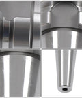 BT30 Shrink Fit Tool Holder With 1/8 Inch Bore And 3.15 Inch Projection forged heavy duty steel with smooth finish close-ups.