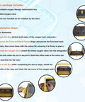 Installation steps for All-In-One Pet Oxygen Chamber And ICU Nest For Cats, Dogs, And Small Exotic Pets, gray intermediate size.