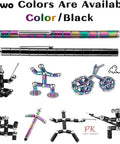 Magnetic Fidget Pen Decompression Toy For Teens And Kids, Cool Stress Reliever Gift, two colors, rings, and steel balls