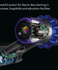 Close-up of V15 Detect Pro Cordless Vacuum Cleaner With Smart Debris Sensing And Power Trigger displaying LCD and internal components