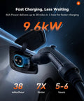 Hella Fast Level 2 Ev Charger For Home Driveways With J1772 Connector And Nema 14 50 Plug Ul Certified 240 Volt Setup delivers 9.6kW for fast charging.