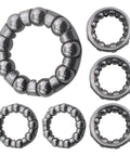 Six Pack Quarter Inch Bicycle Fork Ball Bearings Set With Steel Cage Includes 9 Ball Crank Bearings Front Middle And Rear