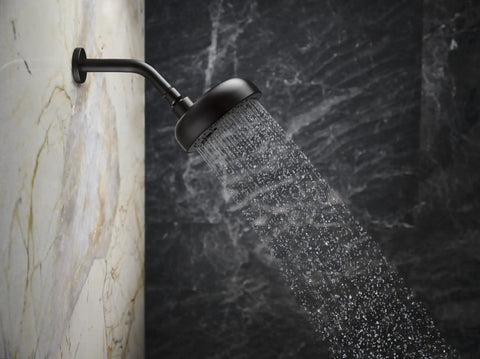 Statement Wall Mount Shower Arm for High Flow Showerhead, Solid Brass Construction That Resists Corrosion, Half Inch NPT Connection