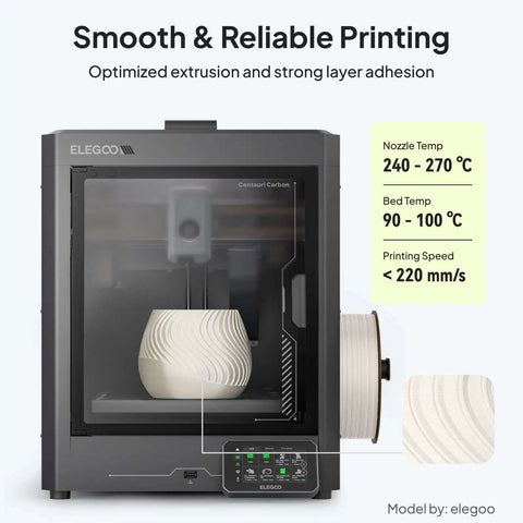 ASA 1.75mm 1Kg UV Weather Resistant 3D Printer Filament For Outdoor Parts in 3D printer with spool display