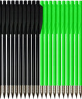 6.3 Inch Crossbow Bolts 36 Pack For 50 To 80 Lb Mini Crossbows, showing black and green high impact arrows with metal tips