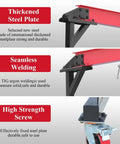 Details of Heavy Duty Adjustable Shop Crane Lift Hoist With 8 To 12 Feet Height 4400 Lbs Capacity Triangular Base For Safe Lifting