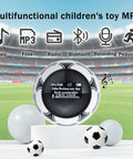 Kid Friendly Soccer Ball MP3 Player With 64GB Storage And Bluetooth 5.0 Built In Speaker FM Radio Recording Pedometer