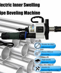 Job Site Ready Electric Pipe Beveler For Straight Shooting Weld Prep With No Sweat 0 30 375 Degree Chamfer Settings And Reliable Internal Expansion System For Tough Metal Tubing At 220V on metal tubes.