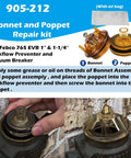 1 Inch And 1 Quarter Inch Backflow Preventer Repair Kit For 765 EBV Vacuum Breaker With Bonnet Poppet Kit assembly process