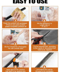 5Ft Carbon Fiber Repair Kit With 12 Inch Cloth Roll Epoxy Resin 200g And 100g Hardener For DIY Car Boat Basement Home Repairs Includes Mixing Cups Sticks Gloves Sandpaper Pro Grade usage steps