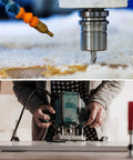 EANOSIC upcut spiral router bit, 3-flute, 1/2 in shank, 1/2 in diameter, 4 in length, carbide

Installed in handheld router; EANOSIC upcut router bit, 1/2 in shank, 1/2 in diameter, carbide end mill for wood
