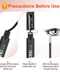 Waterproof Lash Bond And Seal Glue For Eyelash Clusters Black 72 Hour Hold Latex Free Dual Ended Adhesive 10ml with application tips