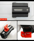Top Shelf Universal Windshield Washer Pump And Fluid Reservoir Tank Bottle Kit With Slick 12 Volt Motor components showing mounting and connections.