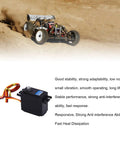 Heavy Duty 22G Digital RC Servo With Solid Metal Gears Brings Hella Smooth Steering Precision Rock Solid Engineering delivers serious grip mounted in an RC car.