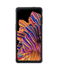 Galaxy Xcover Pro Rugged Smartphone Hella Durable Ip68 Waterproof Build Dual Sim Unlocked Works With Verizon And At T Sixty Four Gb Memory Glove Ready Touchscreen front view with vibrant display