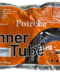 Heavy Duty Inner Tube 2 Pack With TR87 Bent Valve For 13x5-6 Tires packaging, orange and black design, label details visible
