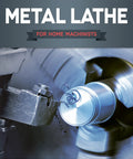 Book cover: Metal Lathe for Home Machinists, dark blue-gray with orange banner; author Harold Hall