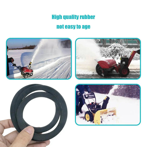Snow Blower Auger Drive Belt Replacement 1/2 Inch By 40 Inch For ST1232E ST1236 ST1236E ST1336LE And 72086 72385 Models