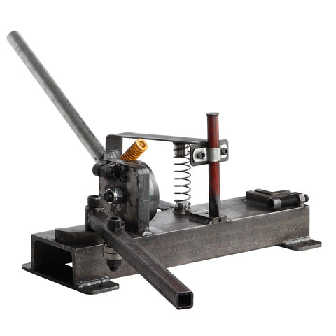 All In One Metalworking Tool For Sheet Metal Bending, Cutting, And Embossing With A Handy Manual Ironworker, Precision Curves And Angles, Clean Cuts, And DIY Ready Capabilities For Shops And Fabrication Projects. manual steel ironworker with long handle