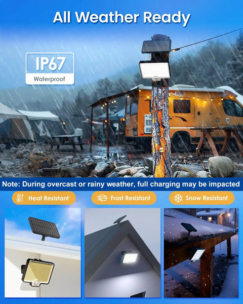 Bright Split Solar Motion Sensor Outdoor Lighting Delivering 2600 Lumens With Durable Weatherproof Build Ideal For Patios Yards And Driveways This Badass Pair Cuts Through Shadows While Keeping Your Crib Locked Down Safely