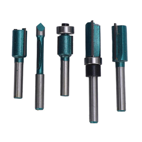Top Grade 20 Piece Carbide Router Bit Set With Strong Tongue Groove For Smooth Woodworking Cuts 1/2 Inch Shank varying router bits.